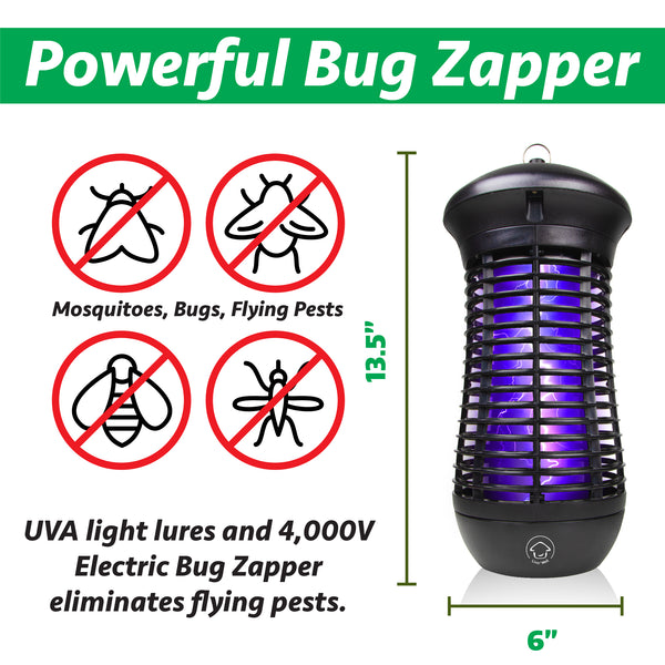Livin' Well Bug Zapper Indoor Outdoor - Green – Livin' Well
