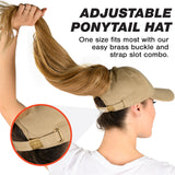 Ponytail Hats - Beige