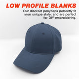 Ponytail Hat - Blue