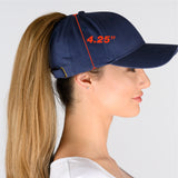 Ponytail Hat - Blue