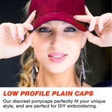Ponytail Hat - Red