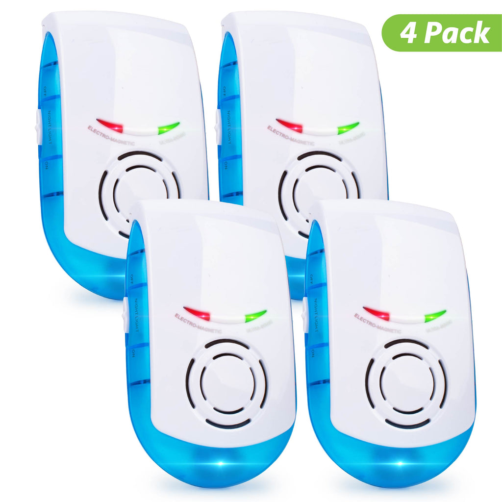 4 Pack Ultrasonic Pest Repeller