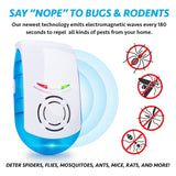 4 Pack Ultrasonic Pest Repeller