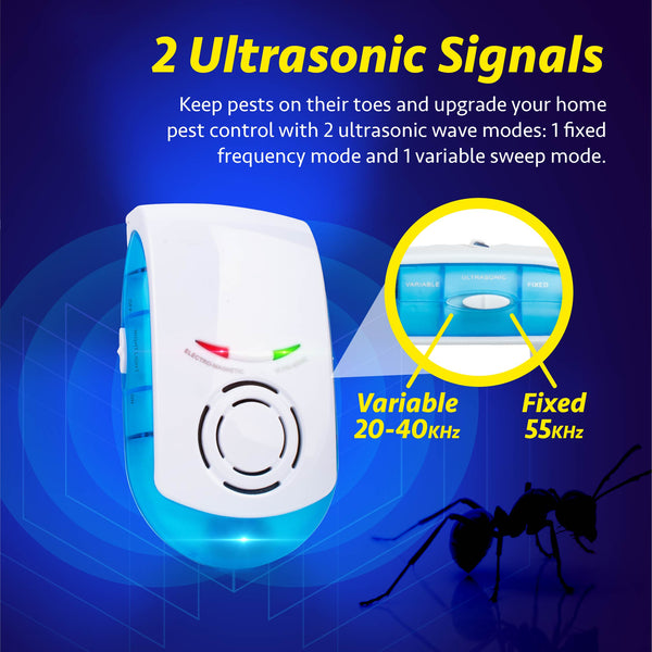 PREDATORGUARD PestAway Indoor Ultrasonic Pest Repeller - Two Pack
