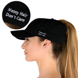 CAP-Messy Hair Don't Care