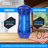 Livin’ Well Bug Zapper Indoor Outdoor - Blue