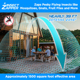 Livin’ Well Bug Zapper Indoor Outdoor - Blue