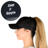 Ponytail Hat -  Keep It Simple